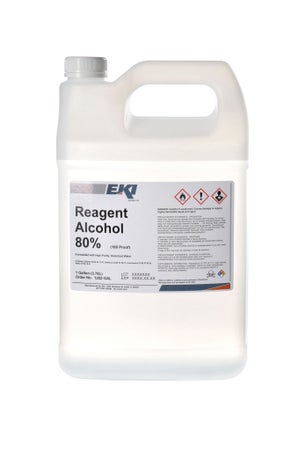 Chemistry Reagent Alcohol ACS Grade 80% 1 gal.