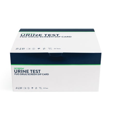 Drugs of Abuse Test Kit AMP, BAR, BZO, COC, mAMP/MET, MTD, OPI, PCP, TCA, THC 25 Tests CLIA Non-Waived