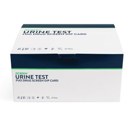 Drugs of Abuse Test Kit AMP, BZO, COC, mAMP/MET, OPI, THC 25 Tests CLIA Non-Waived