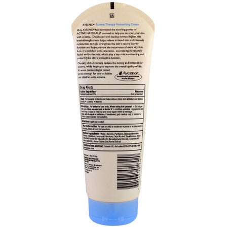 Hand and Body Moisturizer Aveeno® Active Naturals® Eczema Therapy 7.3 oz. Tube Unscented Cream