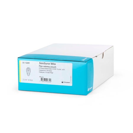 Ostomy Pouch SenSura® Mio Flex EasiClose™ Two-Piece System 10-1/4 Inch Length, Midi Drainable