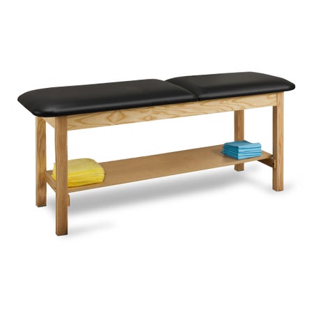 Exam Table with Storage McKesson Fixed Height 30 W X 72 L Inch Adjustable Backrest 400 lbs. Weight Capacity
