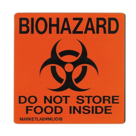 Door / Wall Sign Caution Biohazard