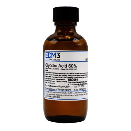 Chemistry Reagent Glycolic Acid 60% 2 oz.