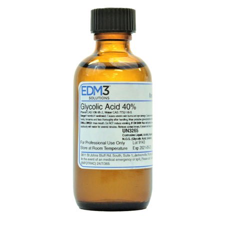 Chemistry Reagent Glycolic Acid 40% 2 oz.