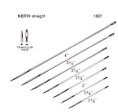 Triangular Point Suture Needle Anchor™ 1.75 Inch Length Keith Type Size 1-3/4 Needle Reusable