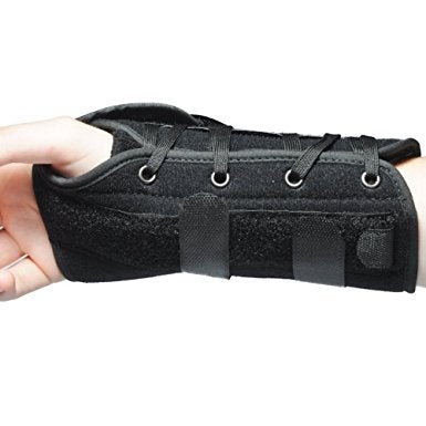 Wrist Brace U2™ Felt / Metal / Nylon / Polyester Right Hand Black One Size Fits Most