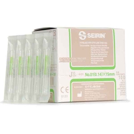 Acupuncture Needle Seirin® 02 Japanese Gauge 15 mm Length J-15 Type