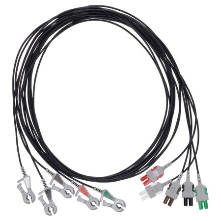 ECG Multi-Link Leadwire Set 59 Inch, Radiotranslucent Grabber, Limb, AHA