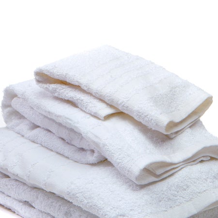 Washcloth Elegance Plus 12 X 12 Inch White Reusable