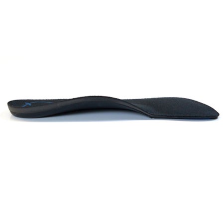 Fashion Orthotic Insole Powerstep® SlenderFit™ Full Length Polypropylene / VCT® Foam Women 9.5 to 10.5 Black / Blue