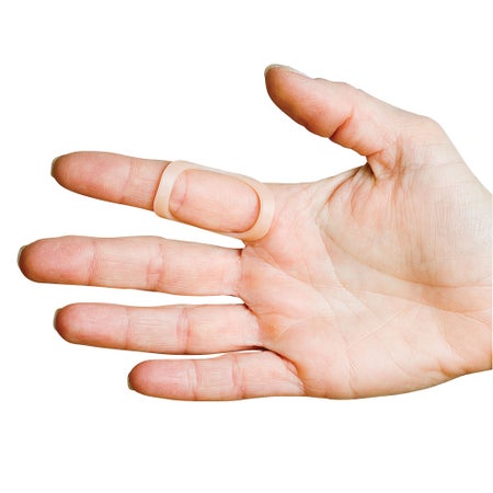 Finger Splint Oval-8® Adult Size 9 Pull-On Tan