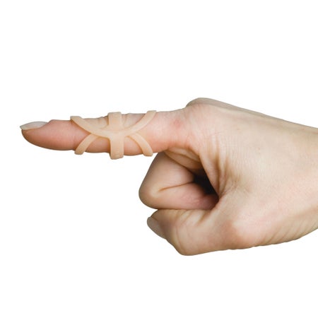 Finger Splint Oval-8® Adult Size 9 Pull-On Tan