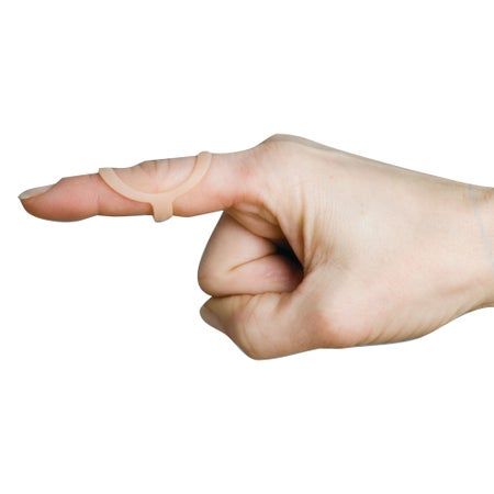 Finger Splint Oval-8® Adult Size 9 Pull-On Tan