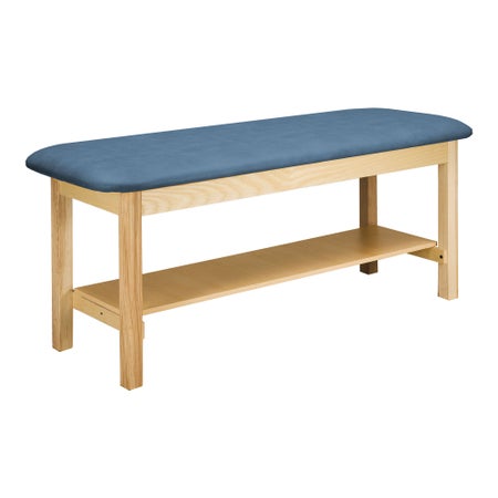 Exam Table with Storage McKesson Fixed Height 27 W X 72 L Inch Flat Top 400 lbs. Weight Capacity
