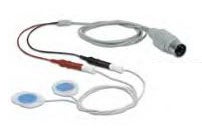 EMG Surface Electrode with Leadwire Natus® 6 X 9 mm Recording Area X 20 Inch Lead Length Silver / Silver Chloride NonSterile Tab Tip Disposable