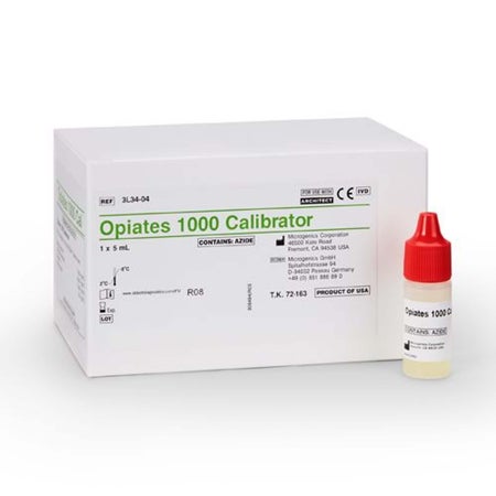 Calibrator Architect™ Multigent Opiates 1000 1 X 5 mL For Architect C16000, Architect C4000, Architect C4100, Architect C8000, Architect CI16200, Architect CI8200 Analyzers