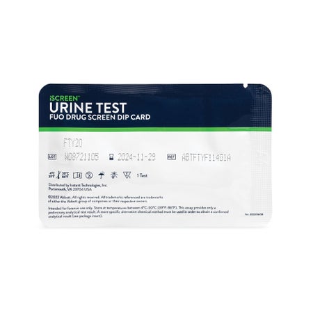 Drugs of Abuse Test Kit iScreen® Cocaine (COC) 25 Tests CLIA Non-Waived