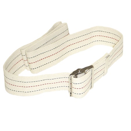 Gait Belt FabLife™ 72 Inch Length Pinstripe Cotton