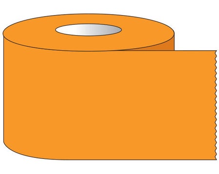Blank Label Tape Shamrock Multipurpose Label Orange 3/4 X 500 Inch