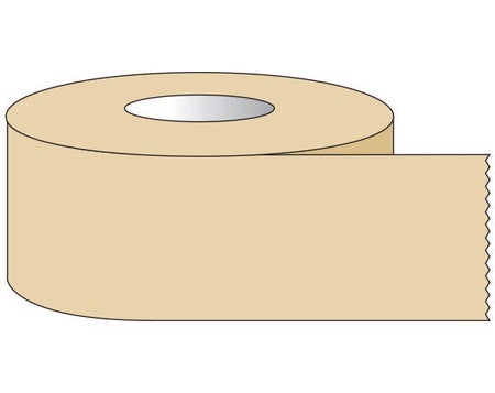 Blank Label Tape Shamrock Multipurpose Label Tan 1/2 X 500 Inch
