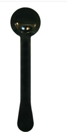 Eye Occluder 9-3/8 Inch Length Handheld Style Single Ended Black Vinyl / Plexiglass