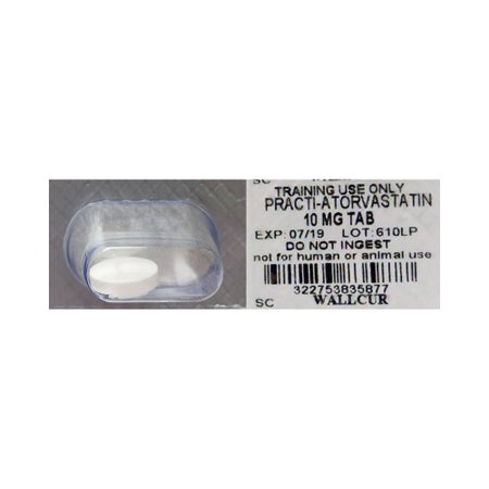 Clinical Training Medication Practi-Atorvastatin™ Oral Med Tablet Blister Pack 40 mg per Dose