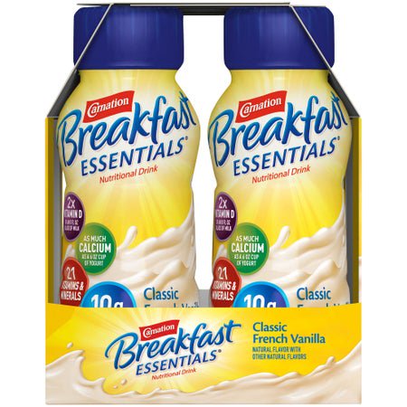 Oral Supplement Carnation Breakfast Essentials® French Vanilla Flavor Liquid 8 oz. Bottle