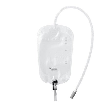 Urinary Leg Bag Conveen® Security+ Anti-Reflux Valve Sterile 500 mL Vinyl