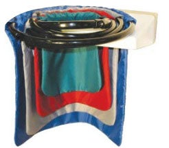 X-Ray Demi Apron Rack Royal Blue