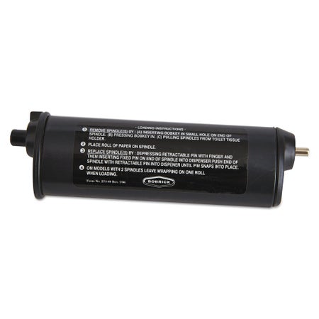 Toilet Tissue Dispenser Spindle Bobrick Black
