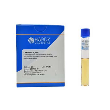 Prepared Media Lim Broth Tube Format