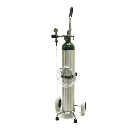 Oxygen Kit on Cart (Filled) Mada Medical Size E Aluminum