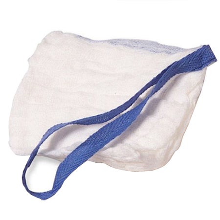 Surgical Laparotomy Sponge Curity™ X-Ray Detectable Cotton 18 X 18 Inch 5 Count Tray Sterile