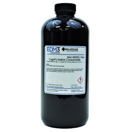 Lugol's Iodine Stain, Concentrate, 5% 16 oz.