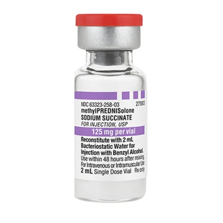 Methylprednisolone Sodium Succinate 125 mg / 3 mL Injection 3 mL