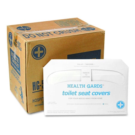 Toilet Seat Cover Health Gards® Half Fold 14-1/4 X 16-3/4 Inch