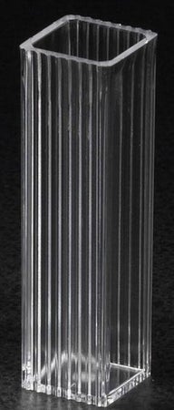 Cuvette 12 X 12 X 45 mm, 4.5 mL, Standard, Square, 10 mm Path Length, 340 to 800 nm Spectrum Range, Disposable For Spectrophotometer
