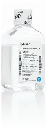 Chemistry Reagent HyClone™ Water Molecular Biology Grade pH 5.0 to 7.0 500 mL