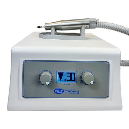 Debriding Drill with Vacuum File Stream II Push / Pull Automatic Locking Chuck