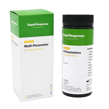 Urinalysis Reagent Rapid Response™ Bilirubin, Blood, Glucose, Ketone, Leukocytes, Nitrite, pH, Protein, Specific Gravity, Urobilinogen For in vitro diagnostic use only