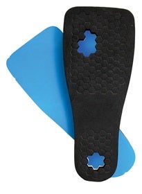 Insole Darco® Peg Assist™ Foot Relief Plastzote® Foam / Poron® Women 6.5 to 8 Black / Blue