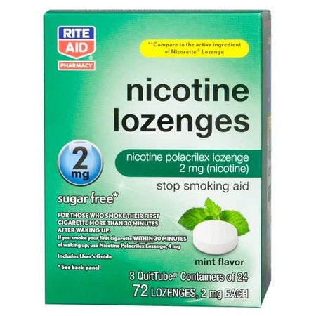 Stop Smoking Aid 2 mg Strength Lozenge