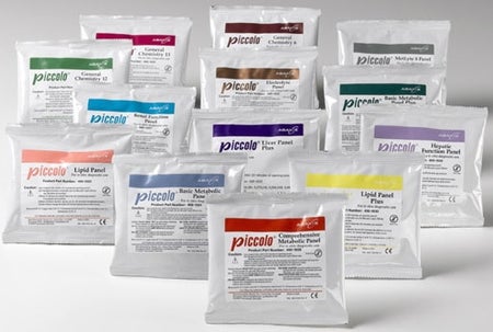 General Chemistry Reagent Piccolo® MetLac 12 Albumin, Blood Urea, Calcium, Chloride, Creatinine, Glucose, Lactate, Magnesium, Phosphorus, Potassium, Sodium, Total Carbon Dioxide For Piccolo Xpress Chemistry Analyzer