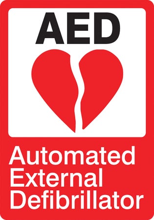 Wall Sign First Aid Sign AED