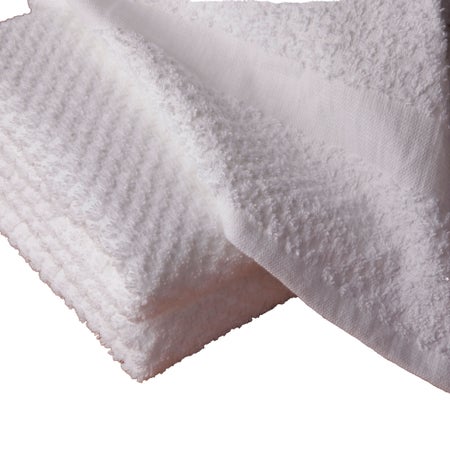 Washcloth Checkmate 13 X 13 Inch White Reusable