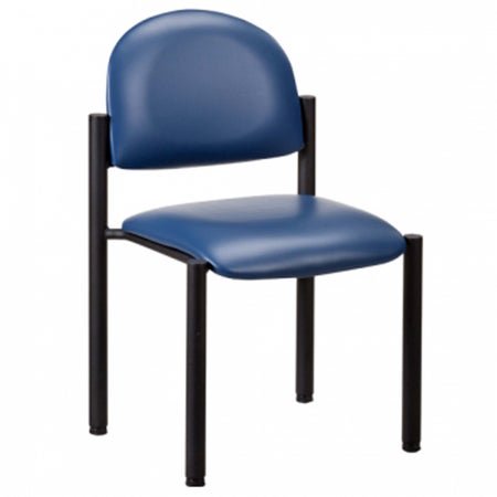 Side Chair Premium Series Black Without Arms Vinyl 300 lbs. Weight Capacity
