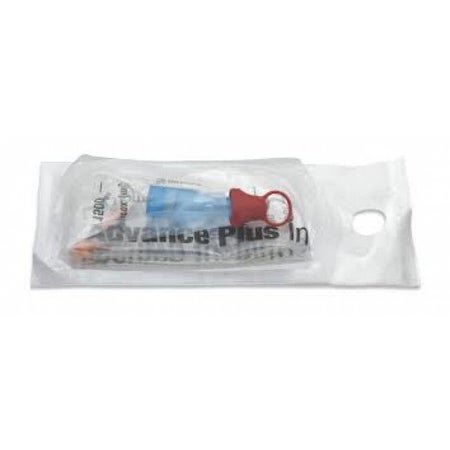Intermittent Closed System Catheter Advance Plus Touch Free Straight Tip 12 Fr. Hydrophilic Coated PVC