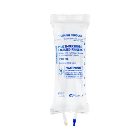 Clinical Training Medication Practi-Dextrose Lactated Ringer's™ Liquid I.V. Bag 1000 mL