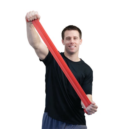 Exercise Resistance Band Sup-R Band® Red 5 Inch X 50 Yard Light Resistance